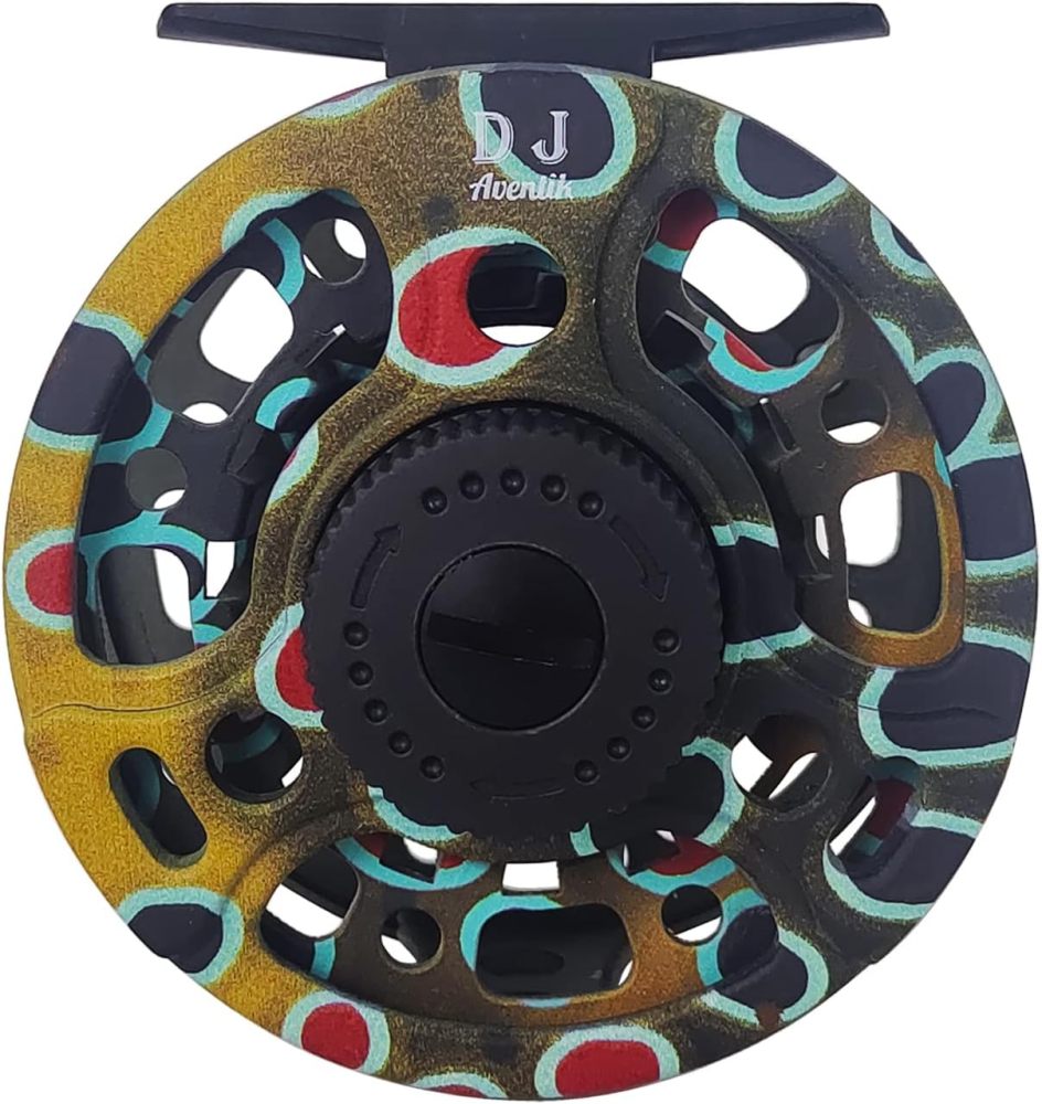 Aventik Troutscale Fly Reel 5/7wt Super Large Arbor Fly Fishing Reel Fresh Water and Salt Water Aluminum Fly Reel