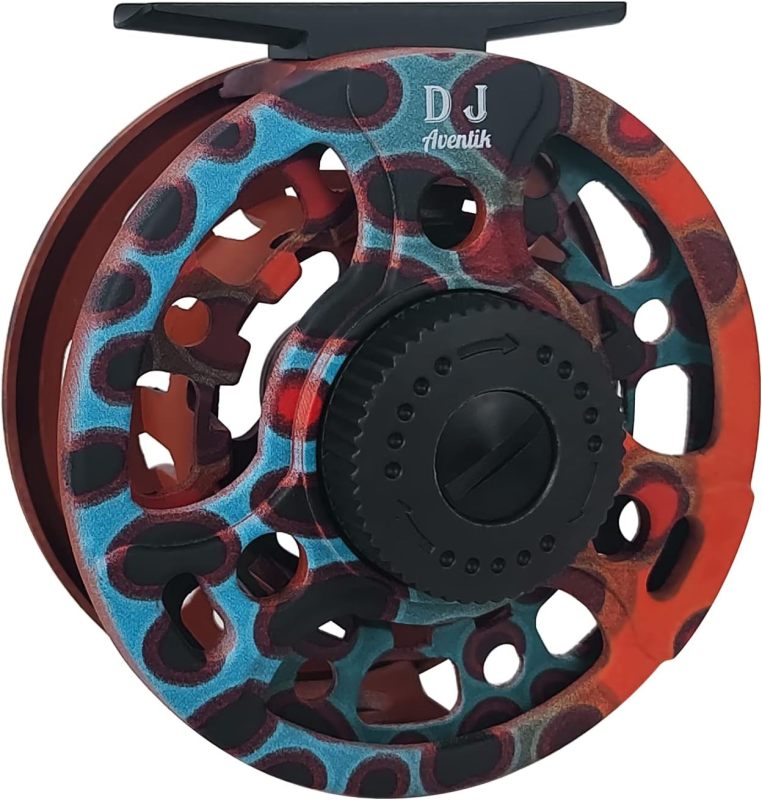 Aventik Troutscale Fly Reel 5/7wt Super Large Arbor Fly Fishing Reel Fresh Water and Salt Water Aluminum Fly Reel