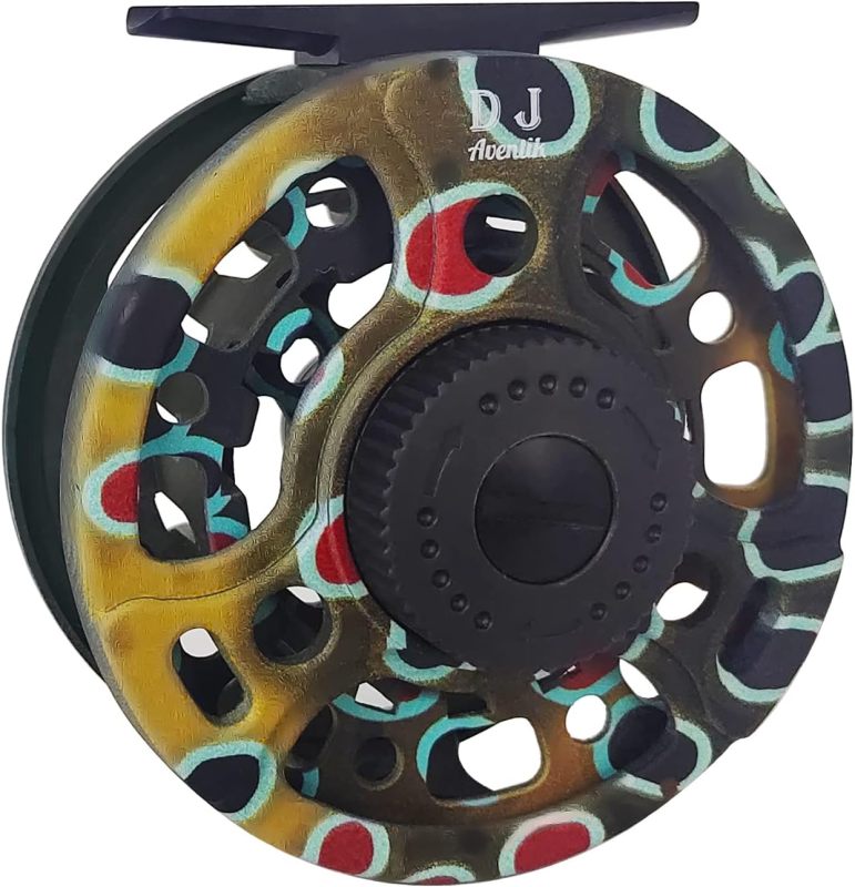 Aventik Troutscale Fly Reel 5/7wt Super Large Arbor Fly Fishing Reel Fresh Water and Salt Water Aluminum Fly Reel