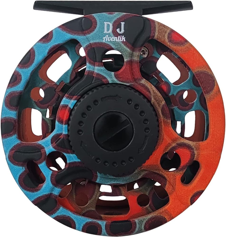 Aventik Troutscale Fly Reel 5/7wt Super Large Arbor Fly Fishing Reel Fresh Water and Salt Water Aluminum Fly Reel