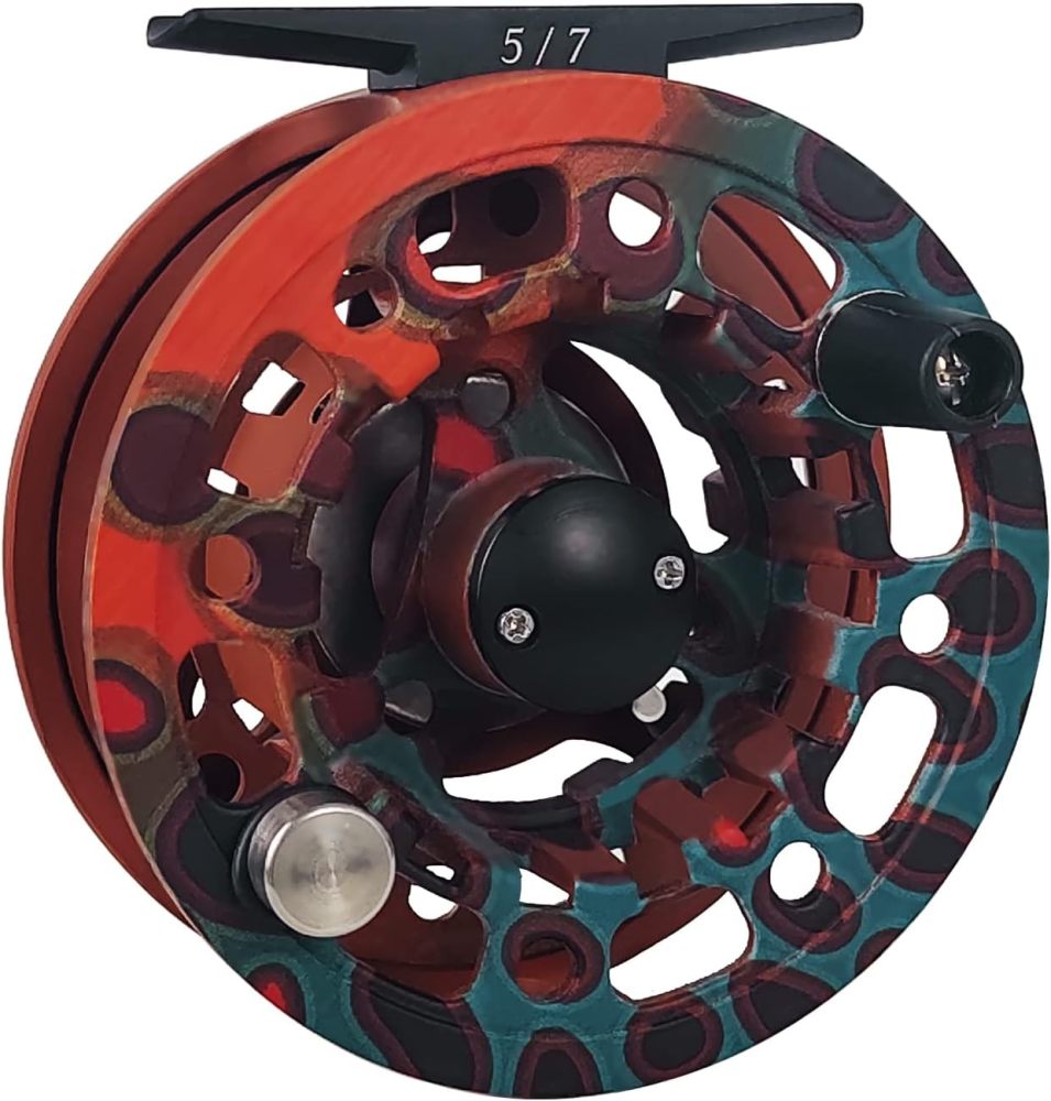 Aventik Troutscale Fly Reel 5/7wt Super Large Arbor Fly Fishing Reel Fresh Water and Salt Water Aluminum Fly Reel