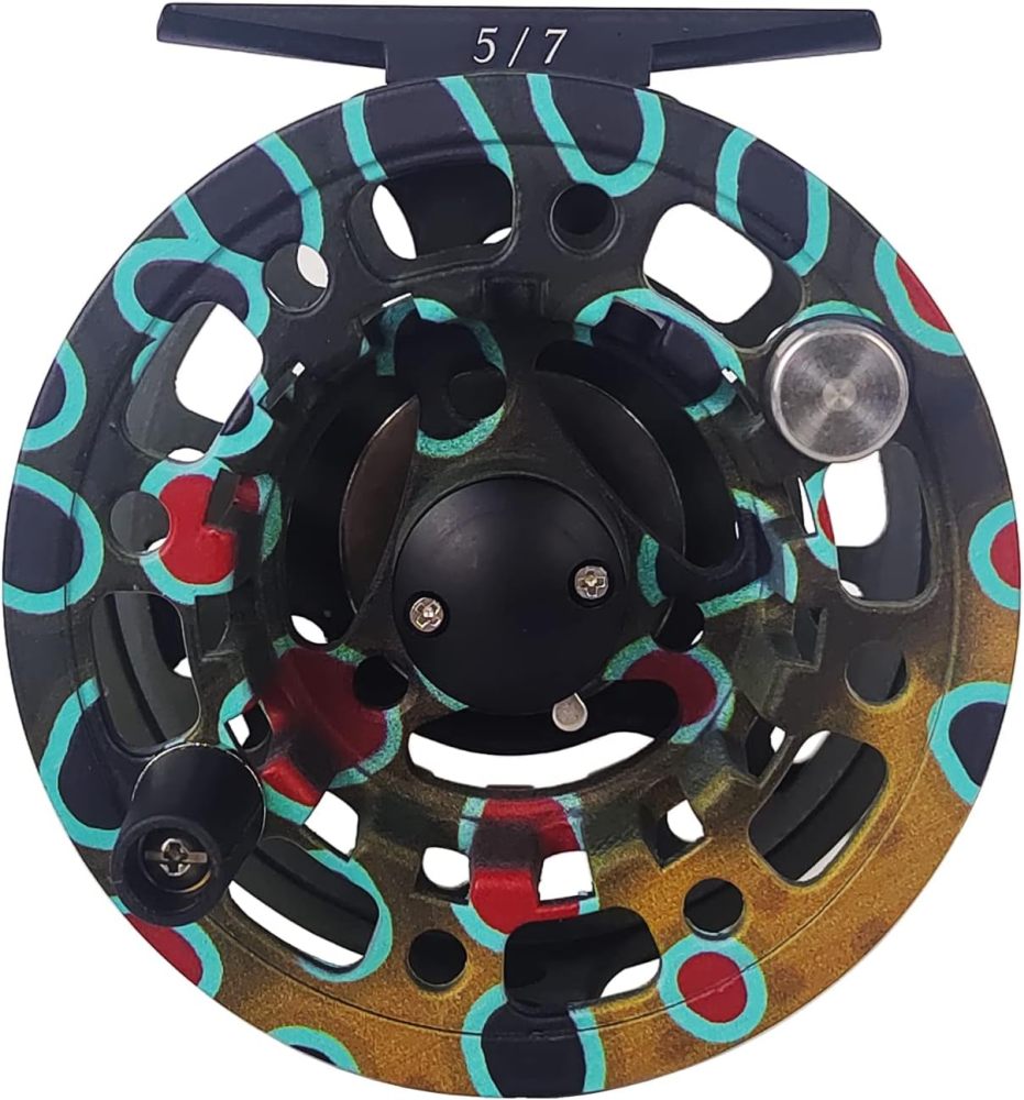 Aventik Troutscale Fly Reel 5/7wt Super Large Arbor Fly Fishing Reel Fresh Water and Salt Water Aluminum Fly Reel