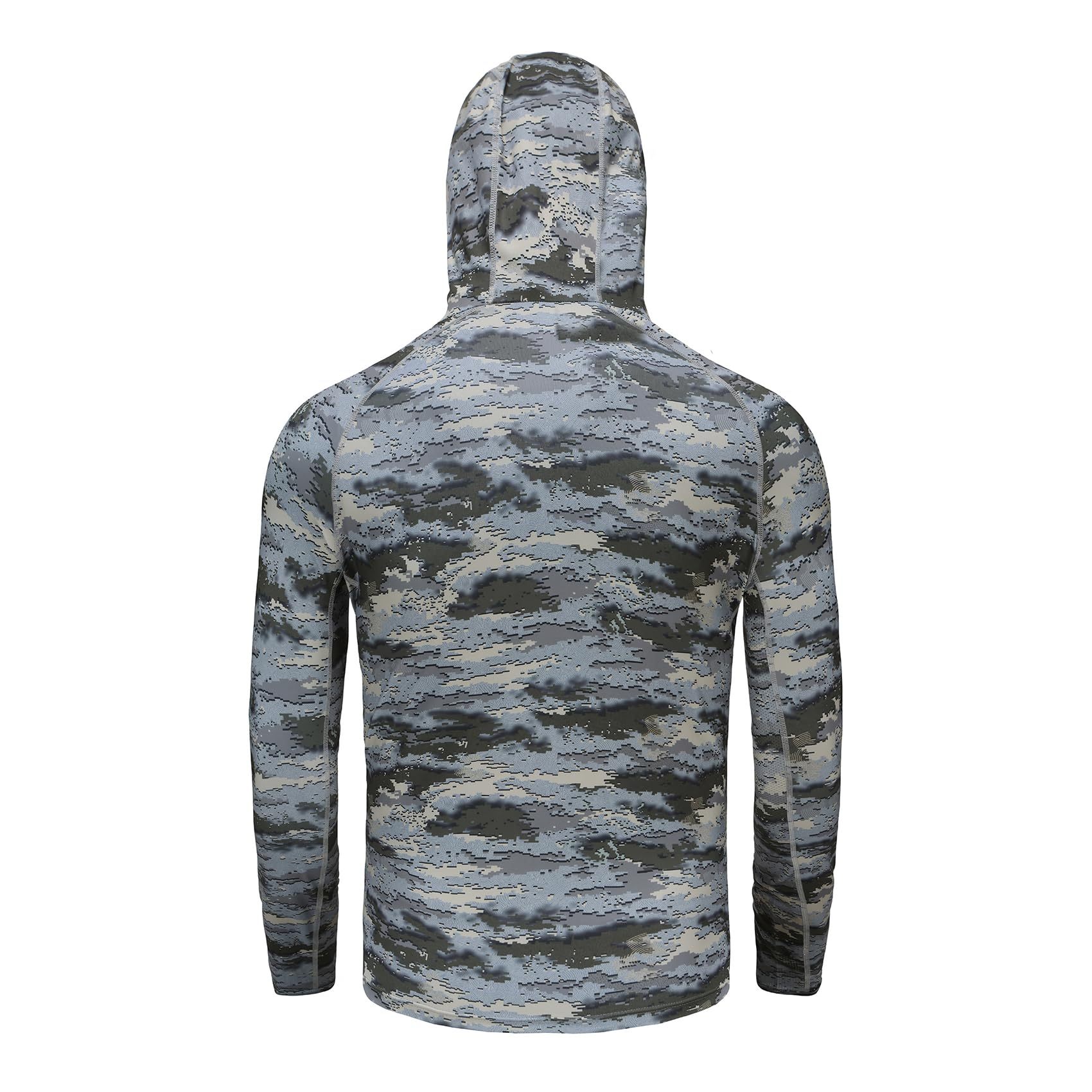 Riverruns UPF 50+ Fishing Hoodie, Sun Hooded Fishing Shirt, Sun Protection Long Sleeves Shirt for Men Fishing