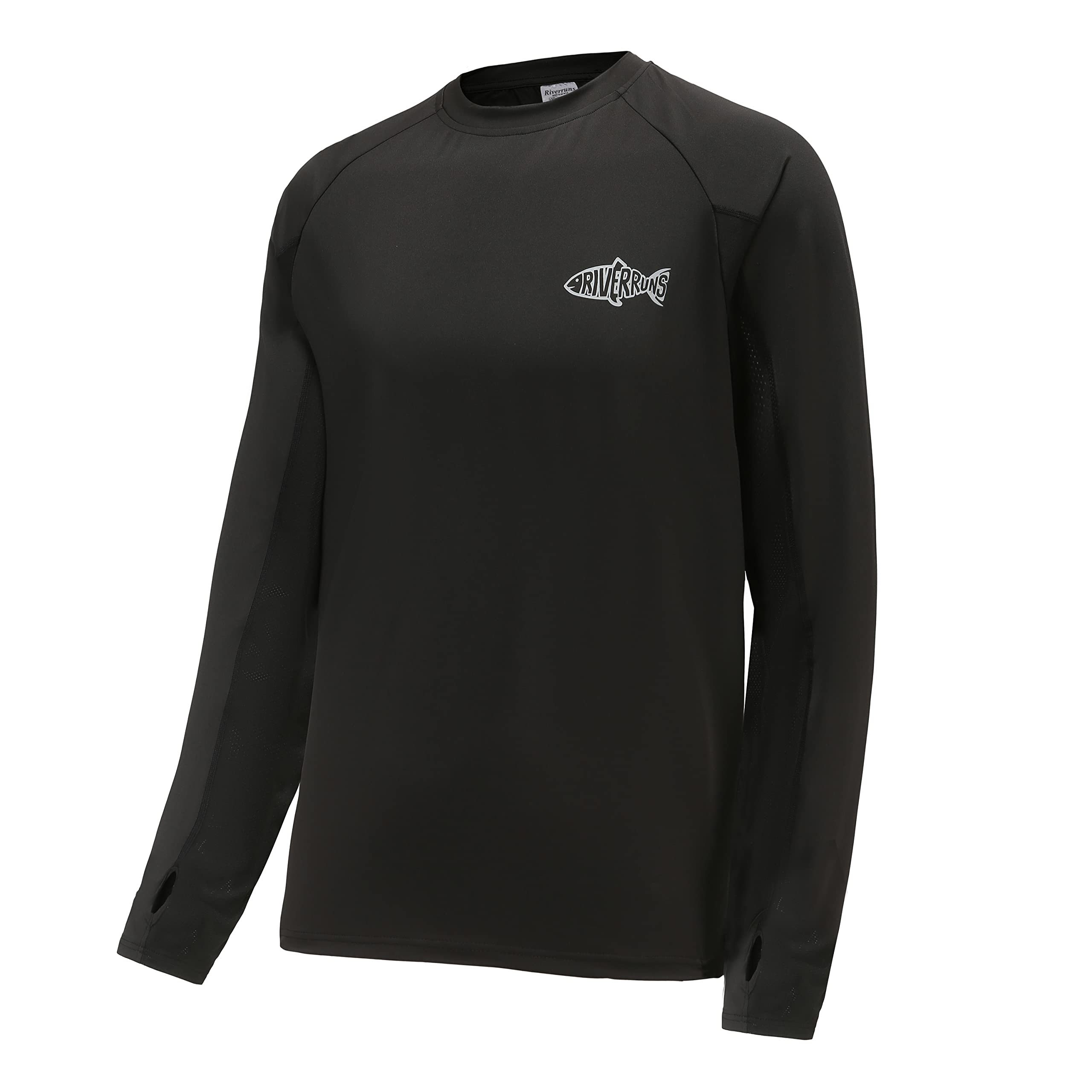 Aventik UPF 50+ Long Sleeve Fishing Shirt, Light Weight Fishing Shirt Men with Sun Protection Outdoor Activity