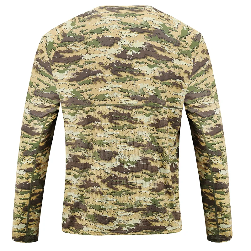 Aventik UPF 50+ Long Sleeve Fishing Shirt, Light Weight Fishing Shirt Men with Sun Protection Outdoor Activity