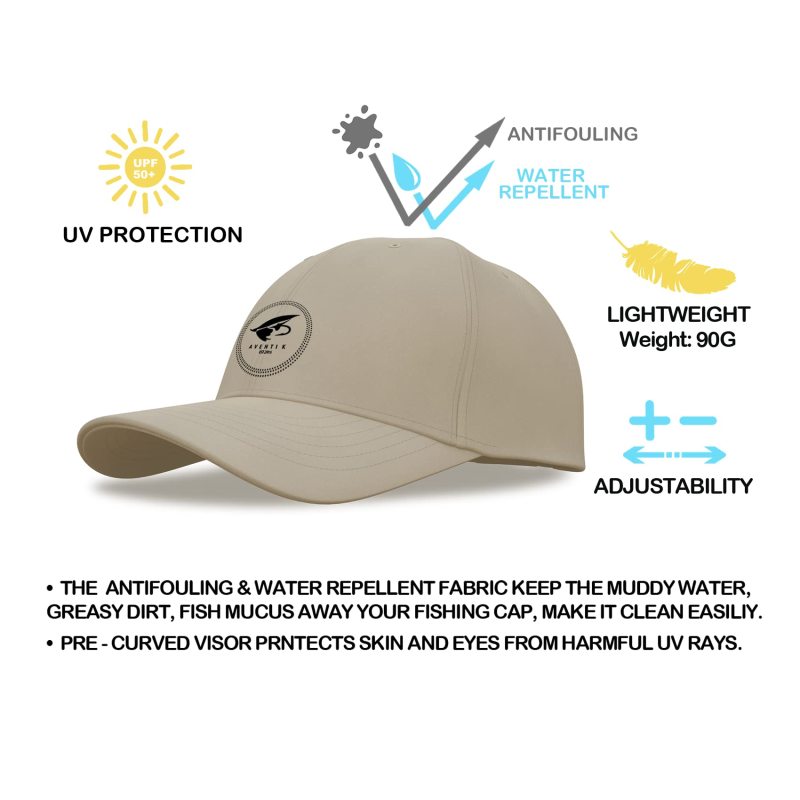 Aventik Fishing Hats for Men Women Adjustable Trucker Baseball Caps for Outdoor Fishing, Running, Hiking, Biking