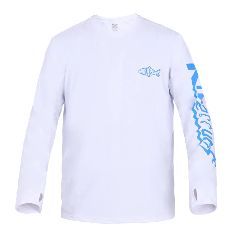 Aventik UPF 50+ Long Sleeve Fishing Shirt, Light Weight Fishing Shirt Men with Sun Protection Outdoor Activity