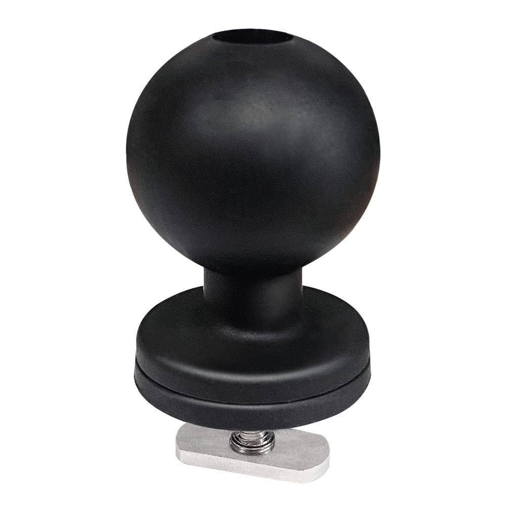 Aventik 1.5" or 1" Track Ball, T-Bolt Mount Track Ball with 1/4"-20 x 1 T-Bolt Attachment for Kayaks, Boats.
