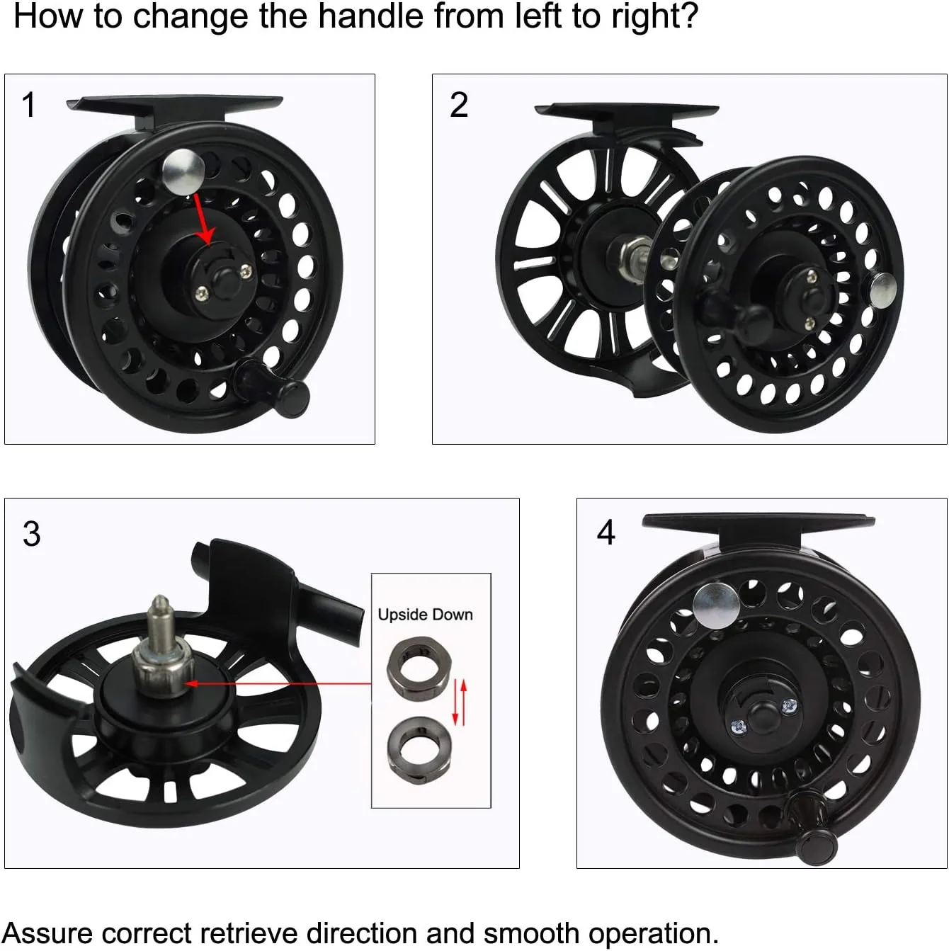 How to Change the Hand of Aventik HVCE Fly Fishing Reel 