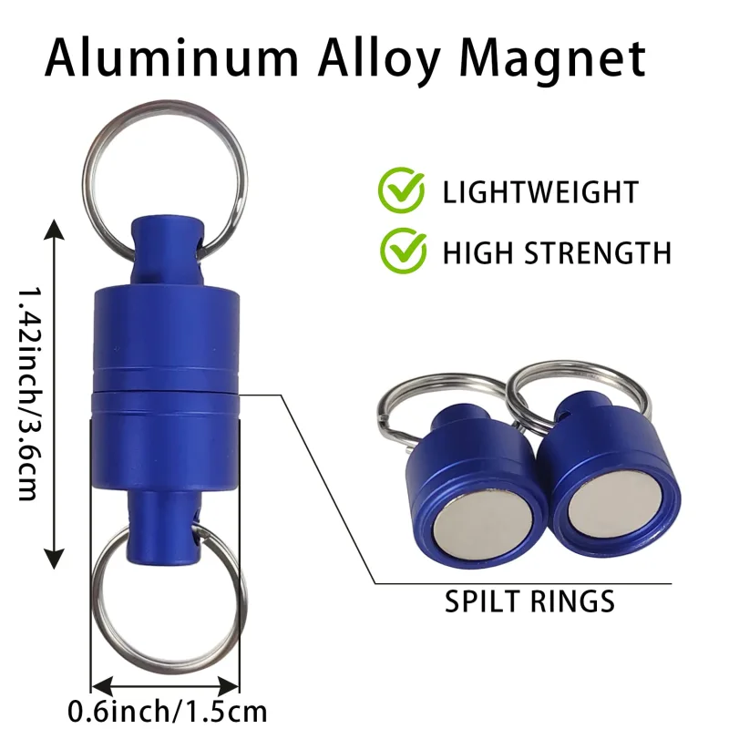 Aventik Eupheng Fishing Accessories Combo Fly Fishing Zinger Retractor Durable Magnetic Net Release Magnetic Tippet Threader Fly Fishing Knot Tying Tools