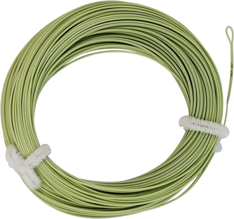 Aventik Floating Fly Fishing Line Nymph Line Ultra Thin Ultra Low Stretch Fly  Line One Size