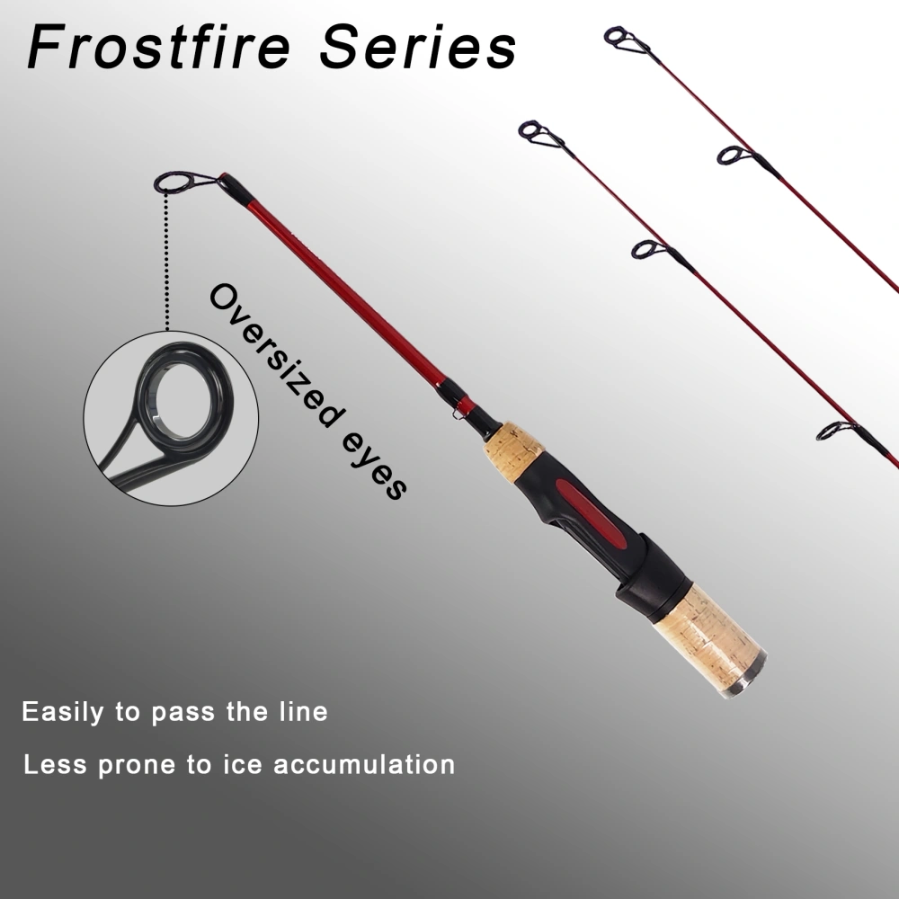 Aventik Ultralight Ice Fishing Rod 24/26/28/30/32 inch Medium Light Fast  Action Multi