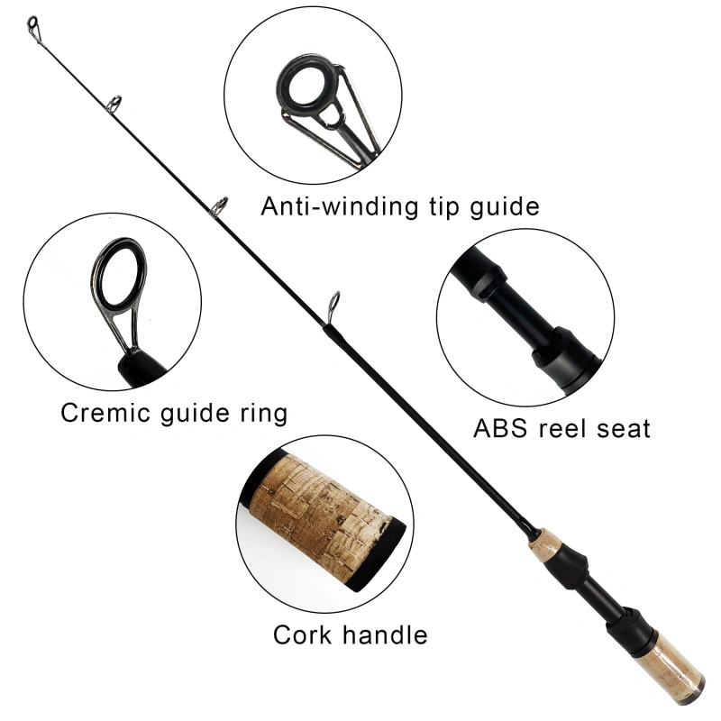  Aventik Ice Fishing Rod (Aurora-28'' Rod Kit) : Sports &  Outdoors