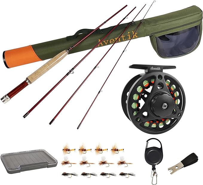 Aventik Extreme Fly Fishing Combo Kit 0/1/2/3/4/5/6 Weight Starter