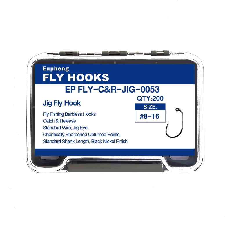 Eupheng Fly Hooks Assortment of Best Sizes Dry Wet Nymph Shrimp&Pupa, Streamer, Caddis, Jig, Scud Flies Great Value Package Micro Barbed High Carbon Steel Bronze Forged Fishing Hooks