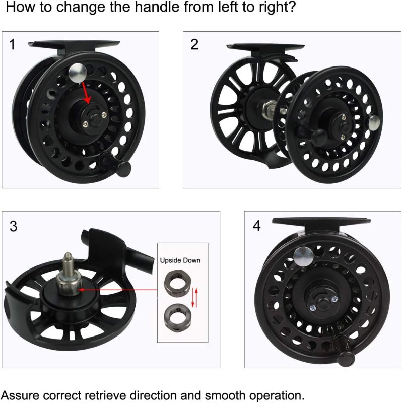 Aventik Fly Fishing Reel 5/6 Pre-Loaded Fly Reel with Line Combo