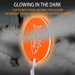 Riverruns Floating Key Ring Glow in Dark Lightweight Water Buoyant Key chain, Boat Key Chains for Water Sports