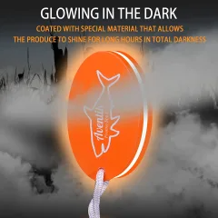 Riverruns Floating Key Ring Glow in Dark Lightweight Water Buoyant Key chain, Boat Key Chains for Water Sports