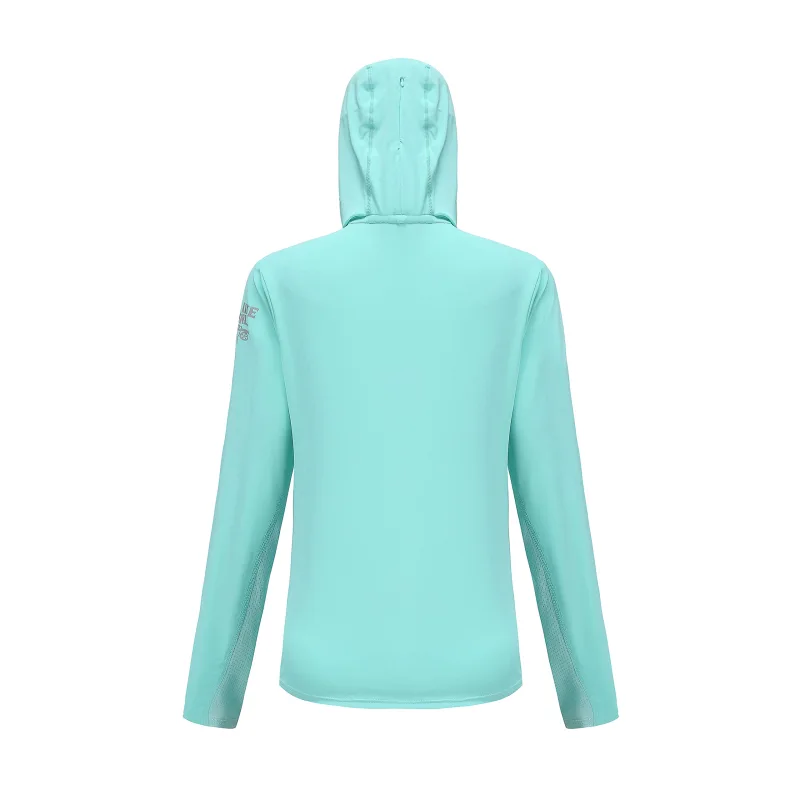 Riverruns Women's Performance Fishing Hoodie Long Sleeve UPF50+ Lightweight For Hiking Fishing Outdoor