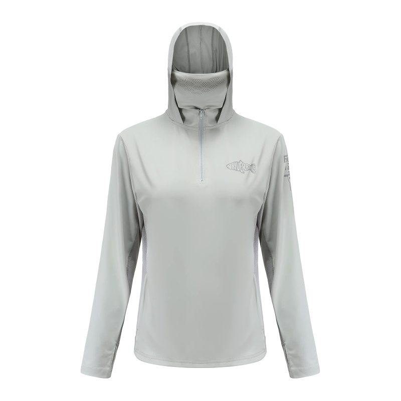 Riverruns Women's Performance Fishing Hoodie Long Sleeve UPF50+ Lightweight For Hiking Fishing Outdoor