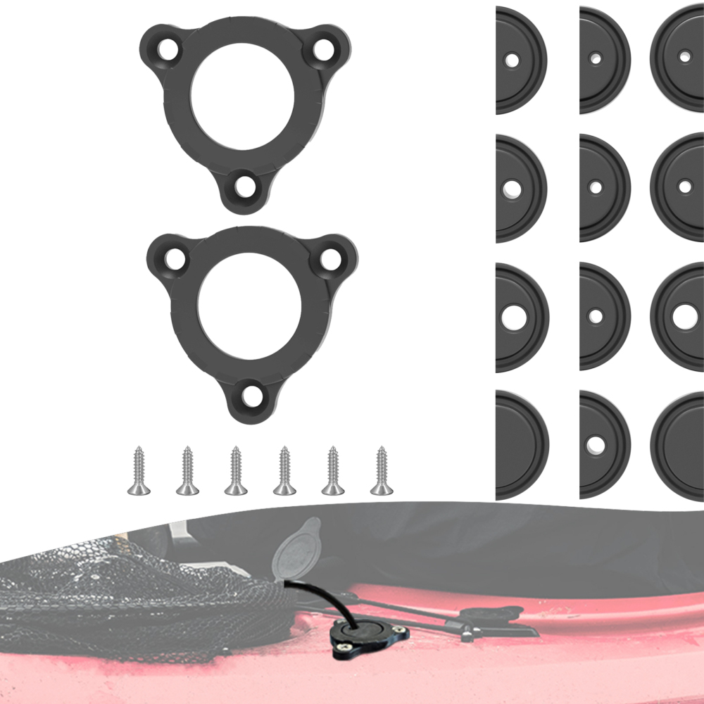 Aventik Through Hull Wiring Kit for Installs of Fish Finders, Motors, Lighting Kits Kayak Wiring Accessories Hull Wiring Kit for Running Wiring Through The Hull of Kayak or Boat