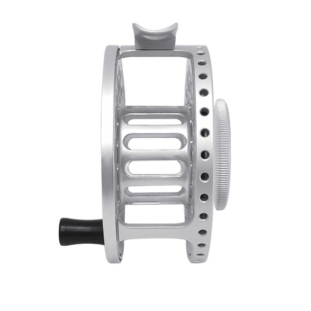 Aventik Super Light CNC Machined Click Stop Fly Fishing Reel 0/5 One Size For All, Large arbor, Aluminum, Freshwater Fly reel