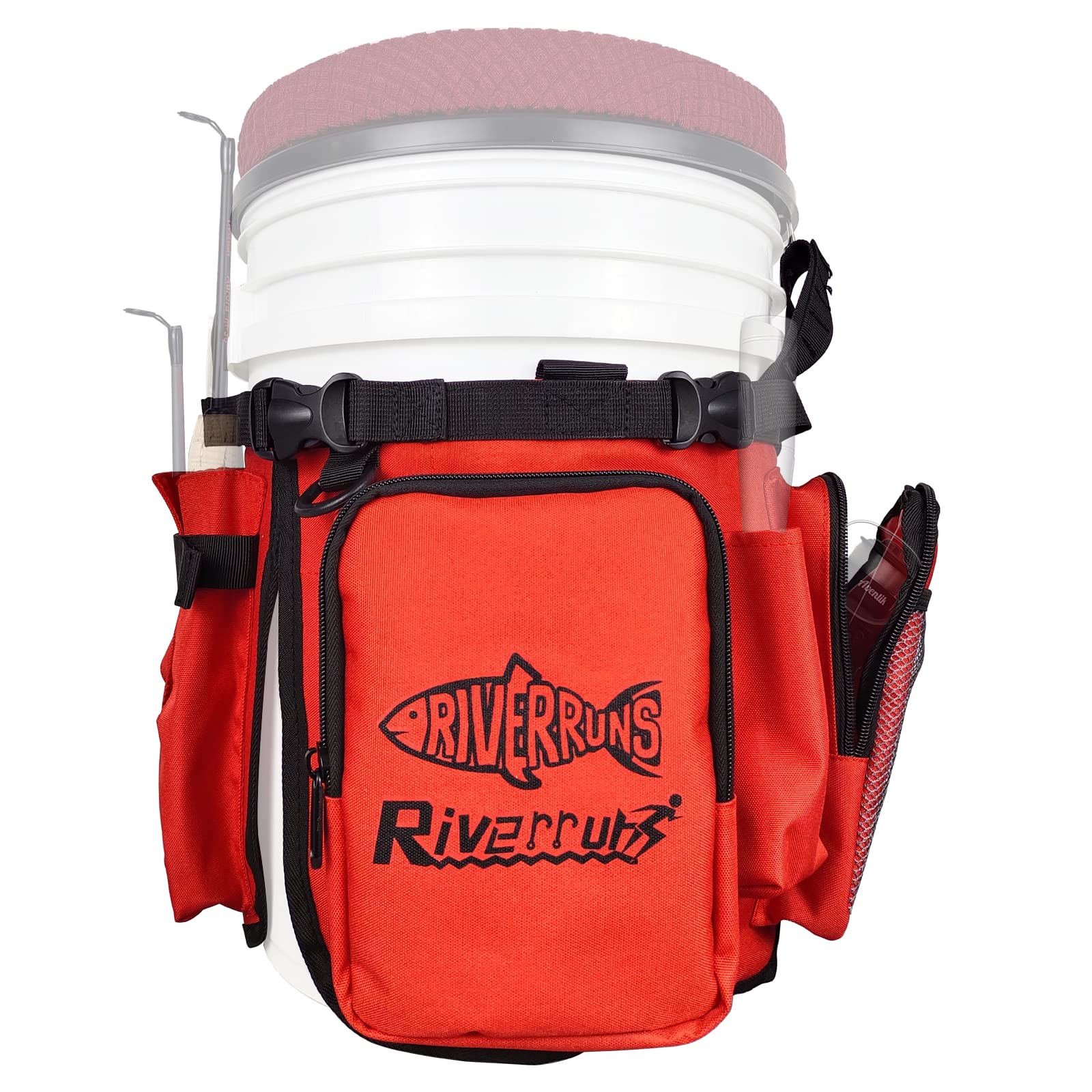 5 gallon bucket fishing accessories Seasucker Mount A heavy Boomistry Fishing Bucket Organizer for