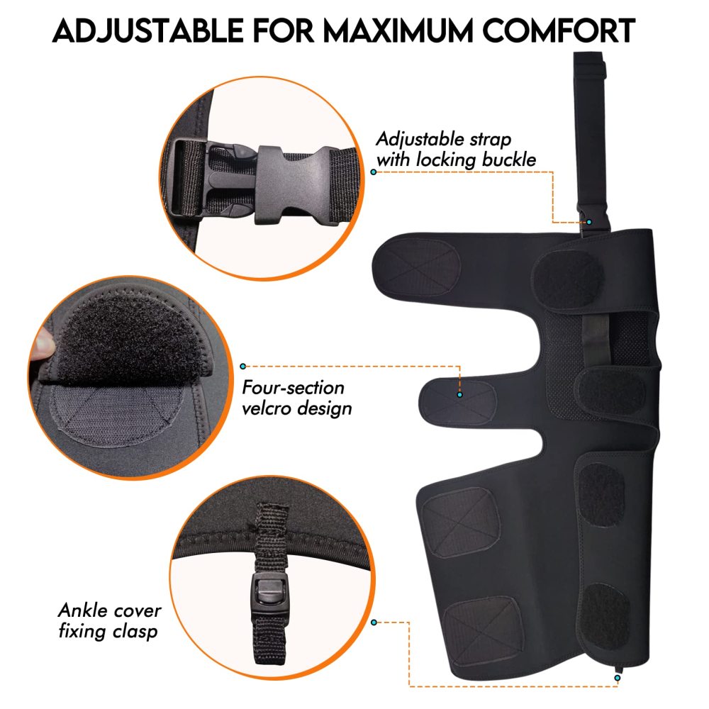 Neoprene Wader Gaiter, Wader Protector, Cut Resistant and Wear Resistant Fishing Wader Accessories for Men and Women Outdoor