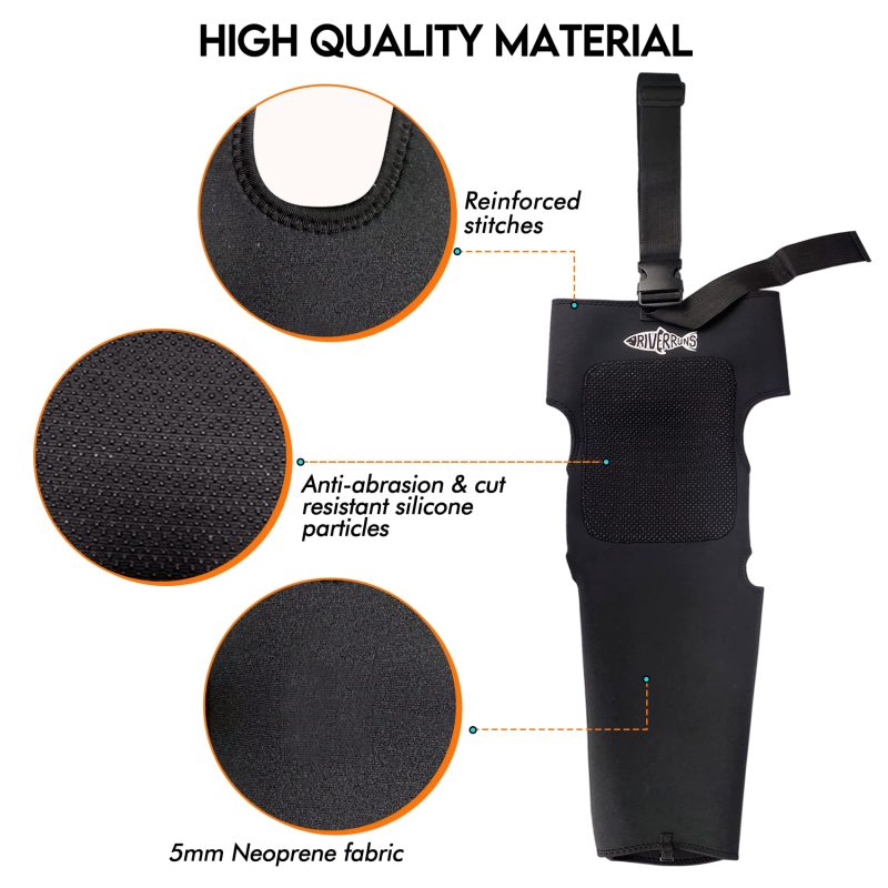 Neoprene Wader Gaiter, Wader Protector, Cut Resistant and Wear Resistant Fishing Wader Accessories for Men and Women Outdoor