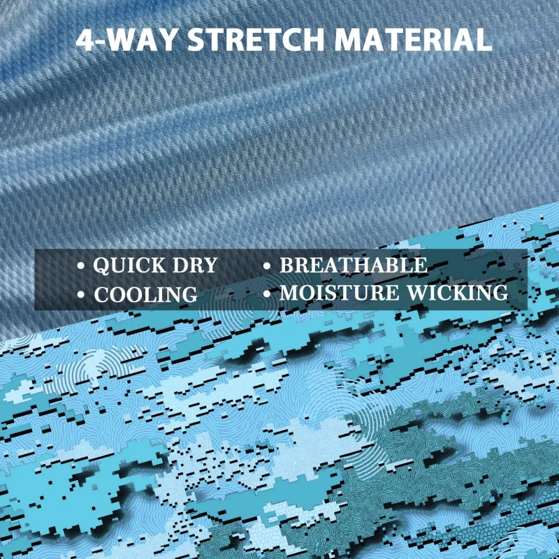 Riverruns Super Breathable Neck Gaiter,Multi-use Headscarf for Fishing Hunting Kayaking Hiking Cycling