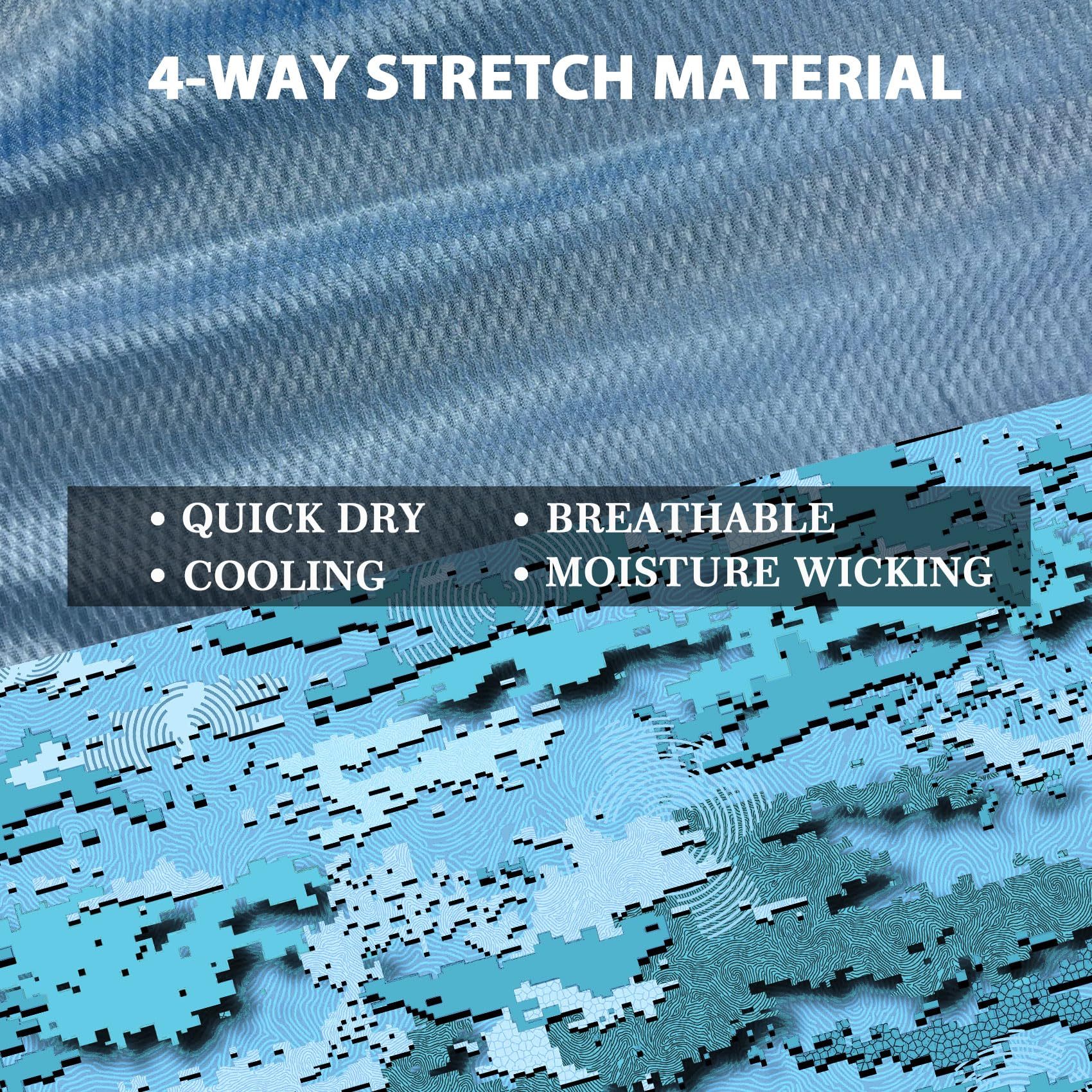 Riverruns Super Breathable Neck Gaiter,Multi-use Headscarf for Fishing Hunting Kayaking Hiking Cycling