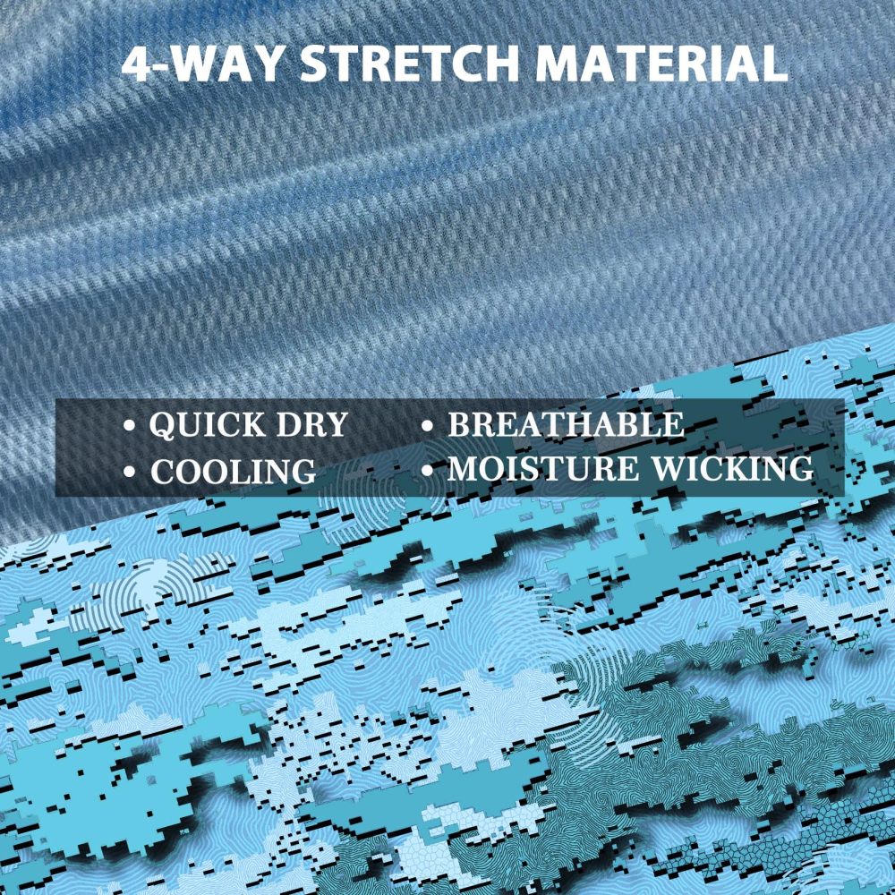 Riverruns Super Breathable Neck Gaiter,Multi-use Headscarf for Fishing Hunting Kayaking Hiking Cycling