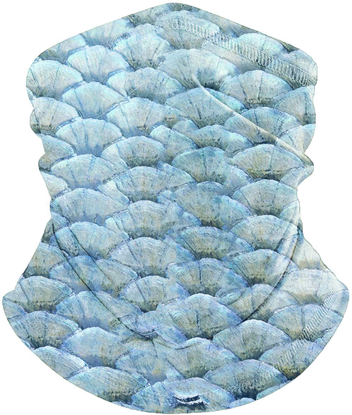Handmade UPF 50+ Cooling Neck Gaiter, Ice Silk Camouflage Elastic Outdoor Face Mask for Fishing, Hiking