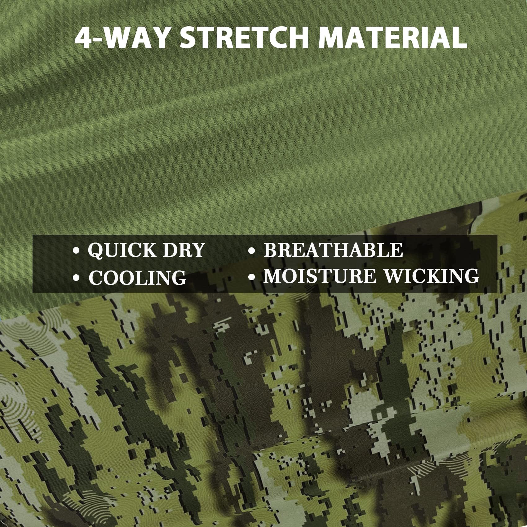 Riverruns Super Breathable Neck Gaiter,Multi-use Headscarf for Fishing Hunting Kayaking Hiking Cycling
