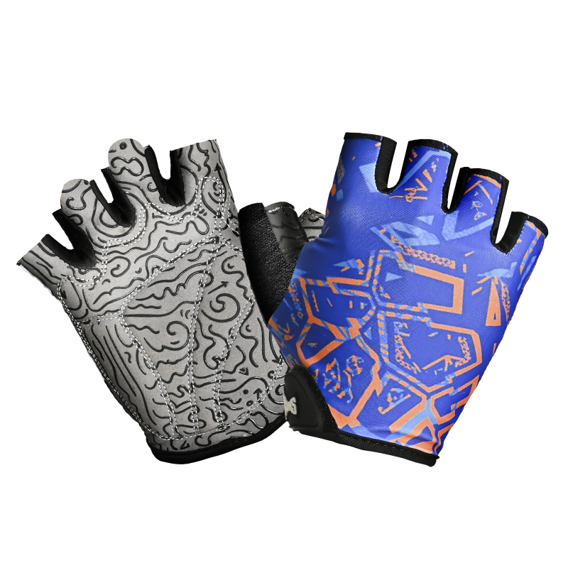 Riverruns Kayak Gloves Half Finger Padded Palm Sailing Gloves UPF50+ Fishing Gloves for Paddling, Sailing, Cycling, Driving