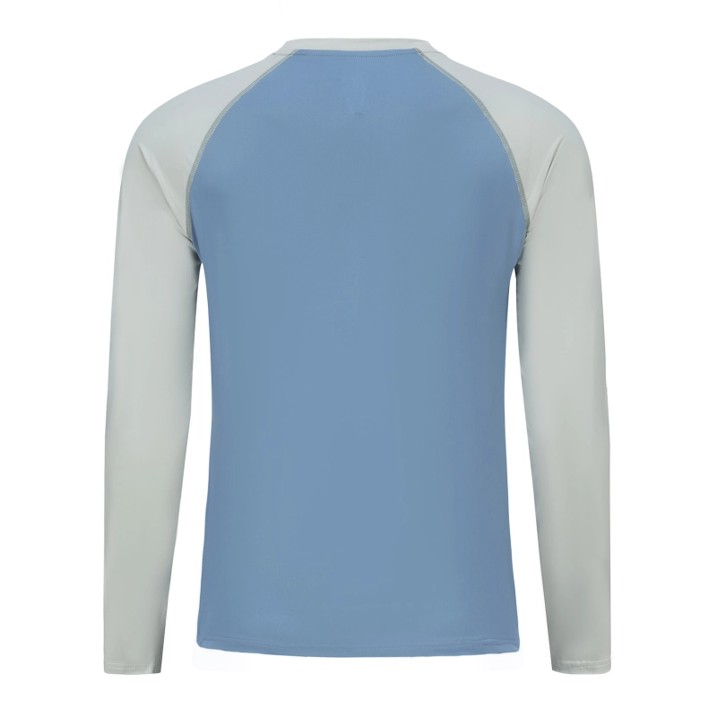 Sun Protection Long Sleeve Shirts Rash Guard Shirts Ice-Cool Quick Dry Swim Shirt Fishing Sports Shirt