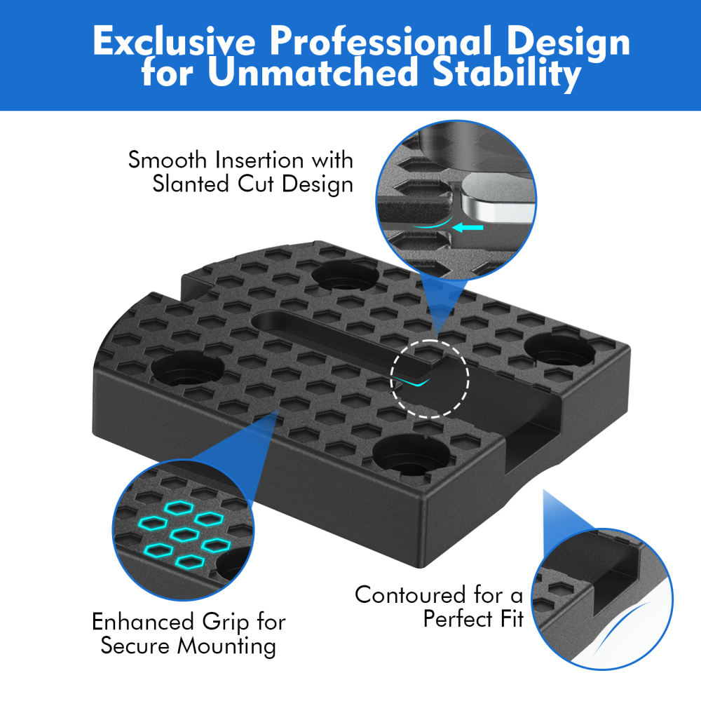 2 Pack Kayak Track Textured Grip Surface Multi-Size Kayak Low Profile Track Kayak Gear Track Mount Accessories Easy installation Kayak Rail Track for Holding Fishing Rod Cup Holder Paddle Gopro