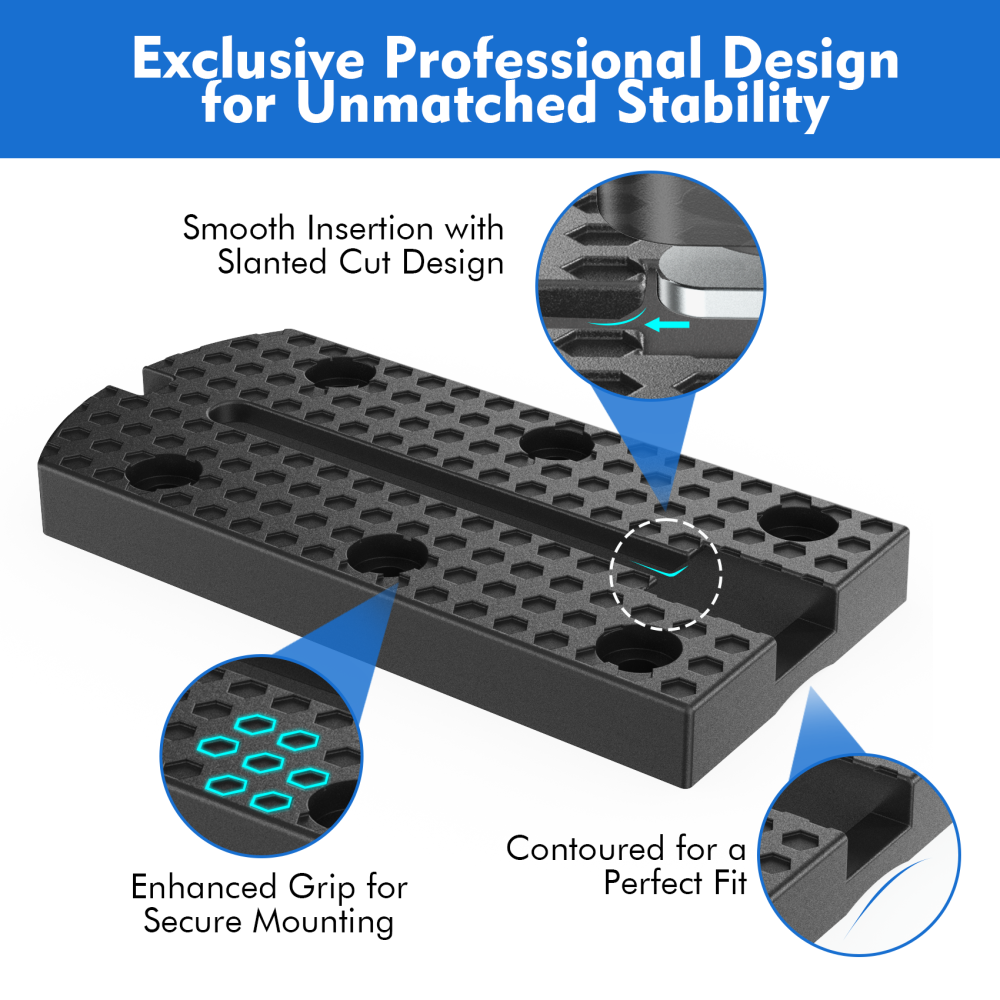 2 Pack Kayak Track Textured Grip Surface Multi-Size Kayak Low Profile Track Kayak Gear Track Mount Accessories Easy installation Kayak Rail Track for Holding Fishing Rod Cup Holder Paddle Gopro