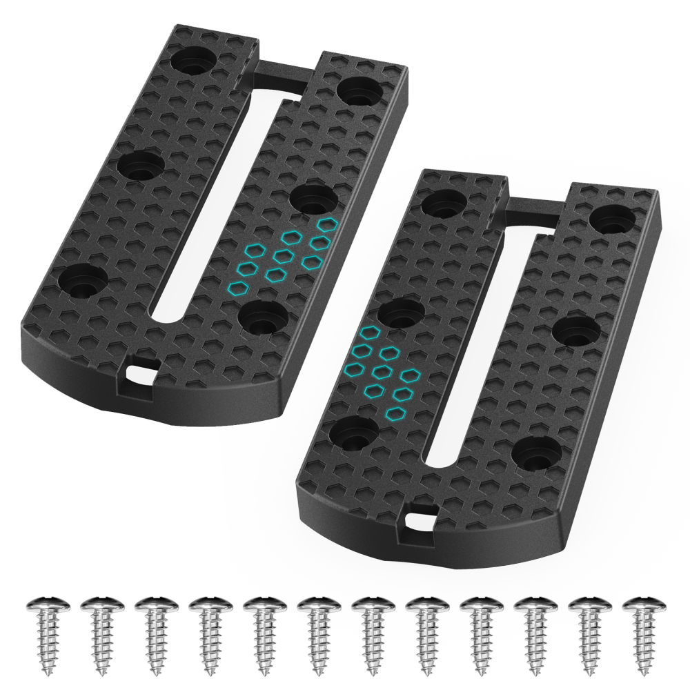 2 Pack Kayak Track Textured Grip Surface Multi-Size Kayak Low Profile Track Kayak Gear Track Mount Accessories Easy installation Kayak Rail Track for Holding Fishing Rod Cup Holder Paddle Gopro