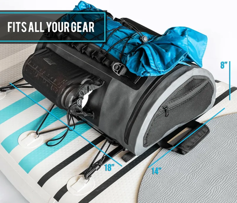 Stand Up Paddle Board Deck Bag Waterproof Accessory for Paddle Boarding