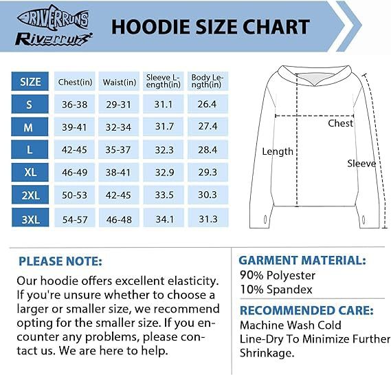UPF 50+ Men's Sun Protection Hoodie, Cooling Quick Dry Hooded Shirt Rash Guards Long Sleeve with Zippered Pockets