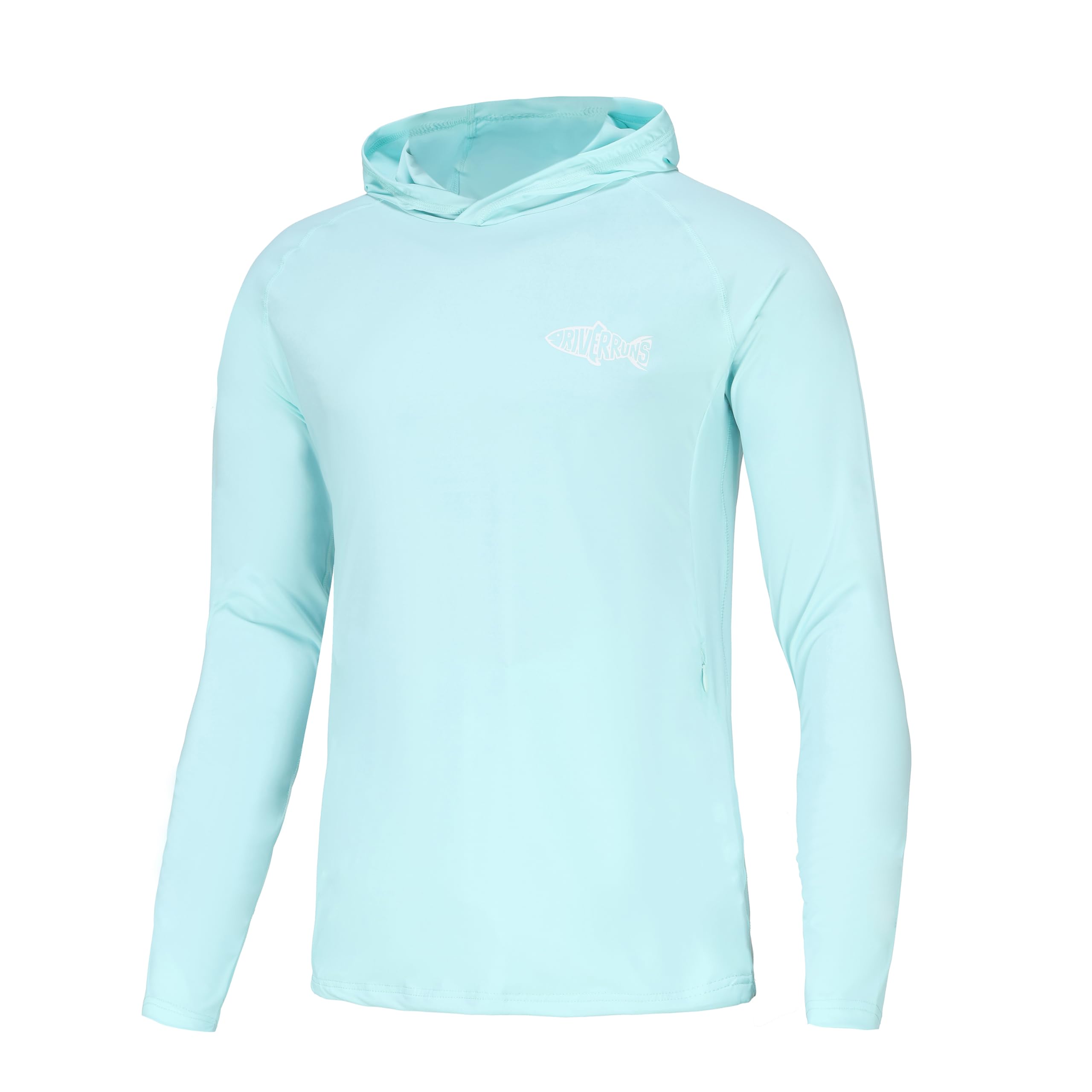 UPF 50+ Men's Sun Protection Hoodie, Cooling Quick Dry