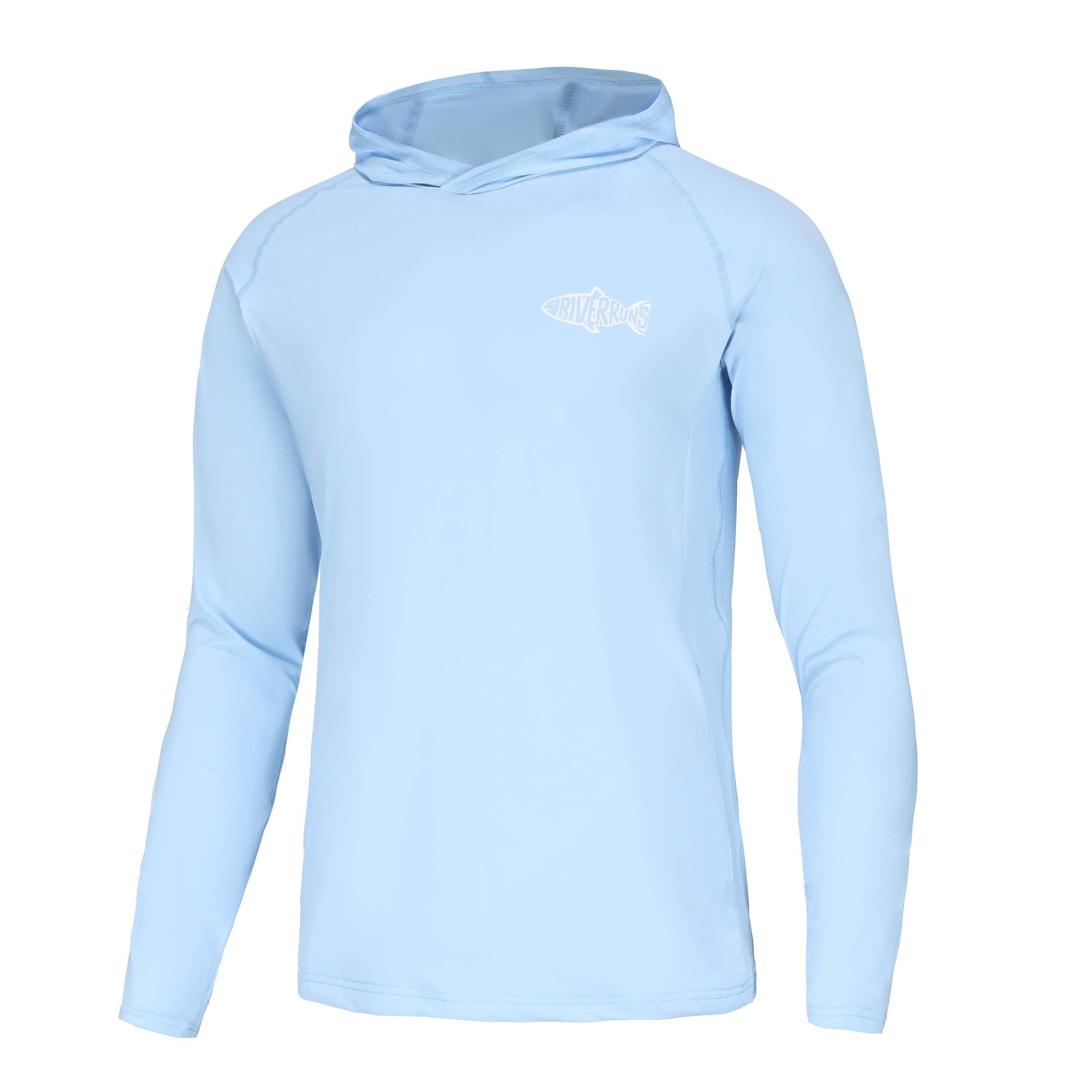 UPF 50+ Men's Sun Protection Hoodie, Cooling Quick Dry