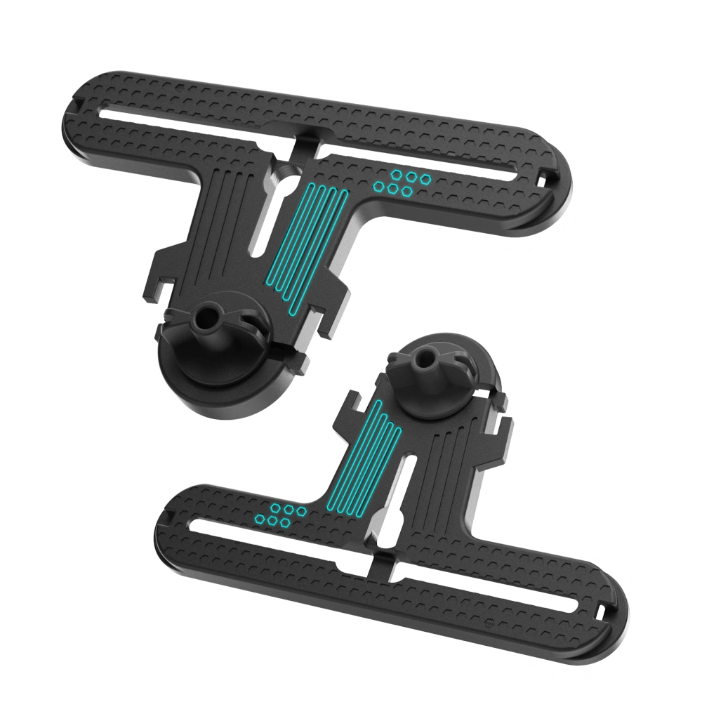 2 Supporti Per Binario Kayak A Profilo Basso | Accessori Per Canna Da Pesca, Fish Finder, Portabicchieri | Kit Con Viti