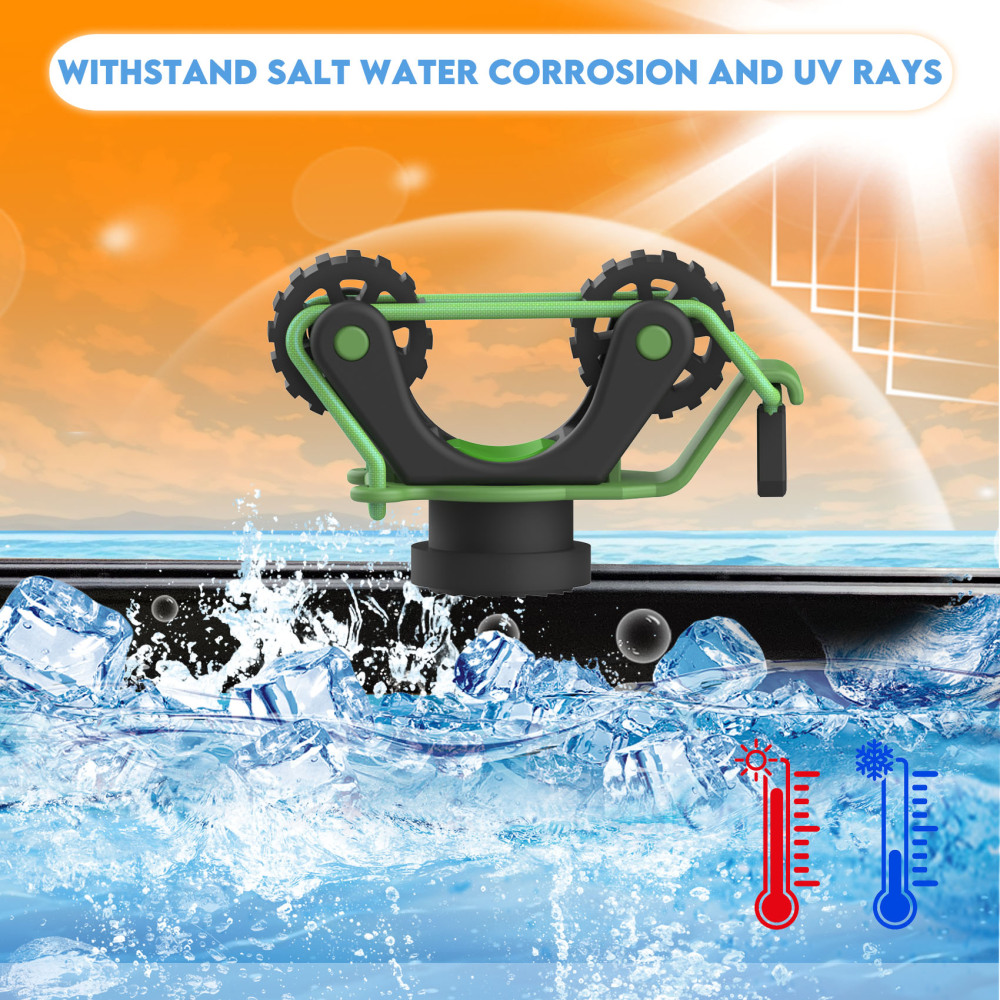 Aventik 2 PCS Kayak Paddle Holder Kayak Track Mount Accessories for Holding Standard Paddle, Kayak Oar Holder Kayak Rail Accessories for Fishing Kayak