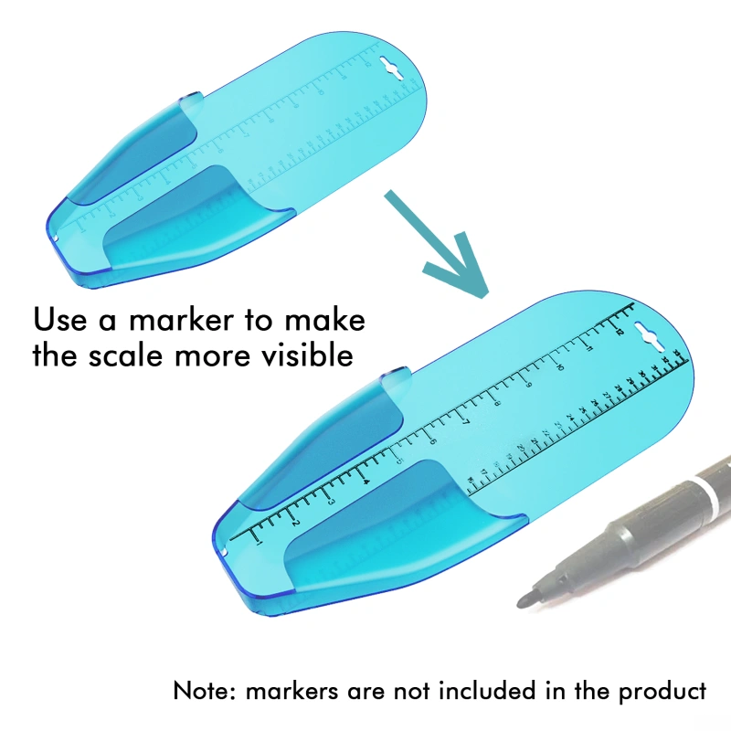 Crappie Measuring Device, Measures up to 12 Inch Fast Check without Unhooking Durable Construction, Easy to Clean Patent Pending