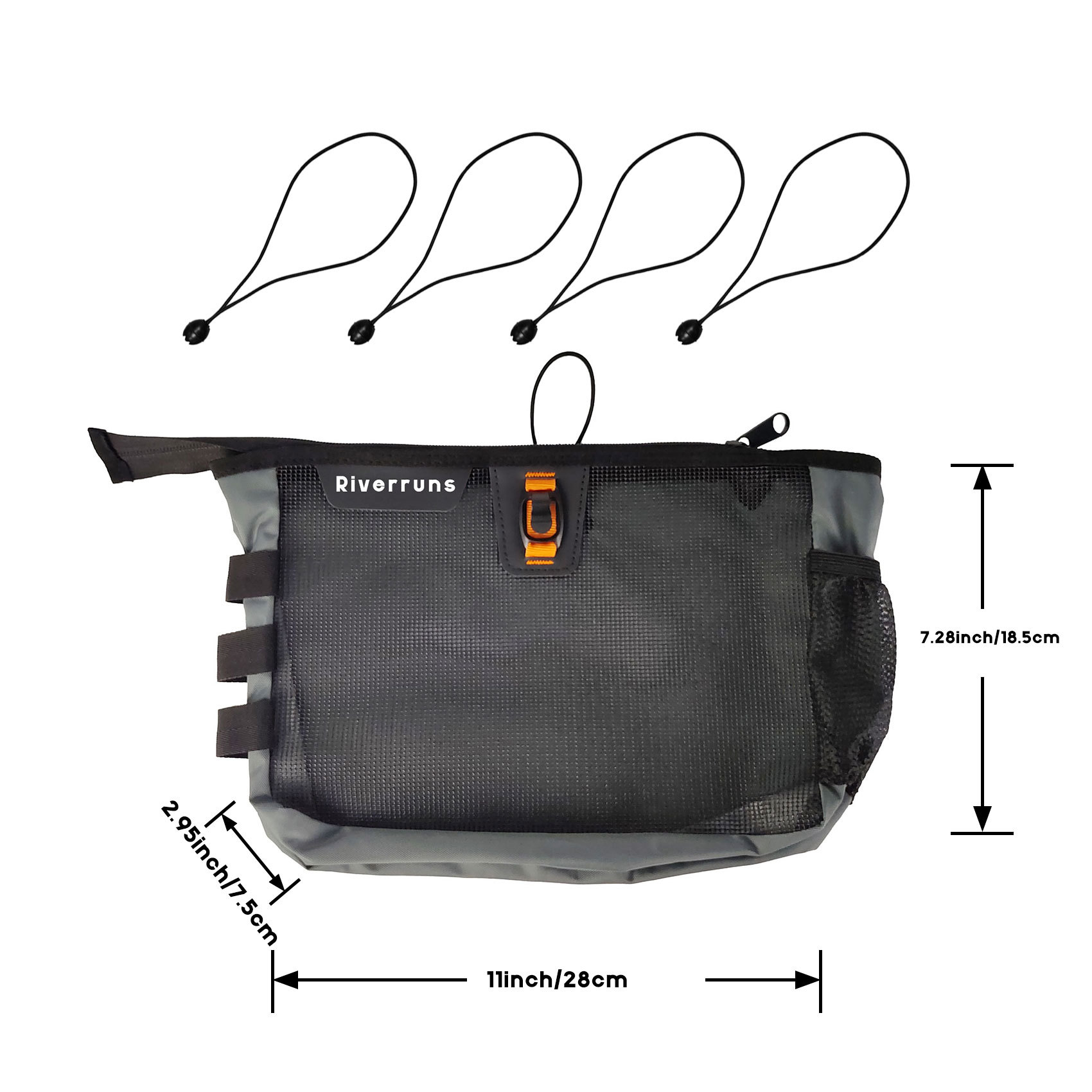 Mesh Storage Kayak Storage Comparments Attaches to Kayak Seat or T-track