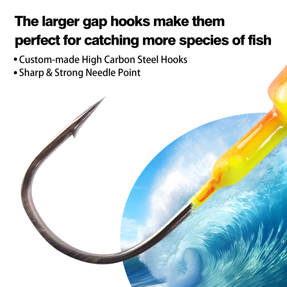 Shad Darts Crappie Jigs, ZINC-TECH Shad shape Underspin Jig Heads 1/32oz 1/16oz 1/8oz 1/4oz for Crappie Bass Panfish Trout Perch Walleye