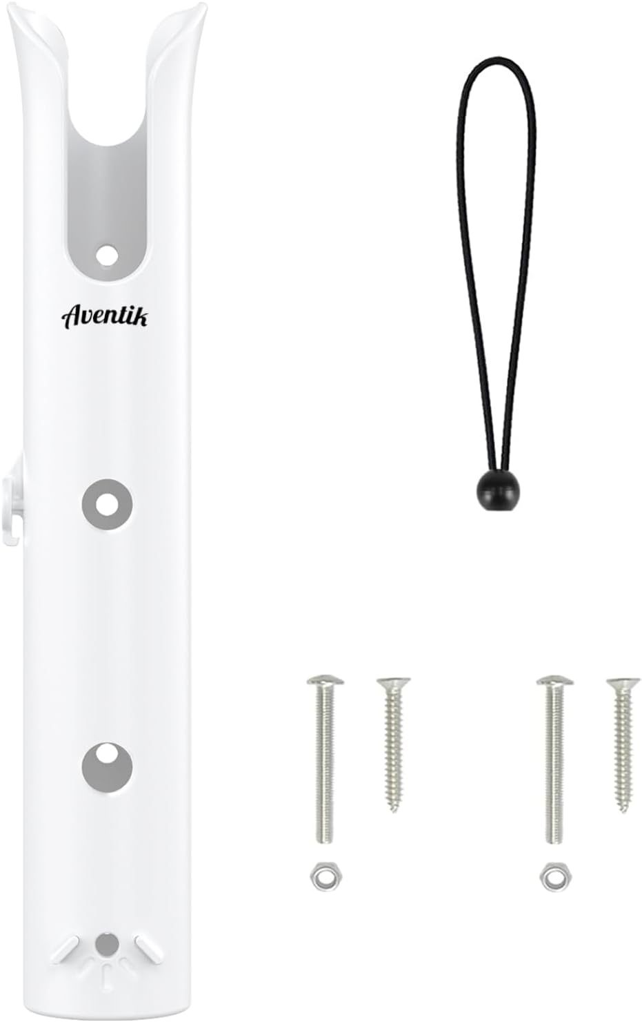 Aventik Fishing Rod Holder, Bracket Wall Mounted Boat Side Mount Tool Holder, Tube Links with Screws, 1/2/3/4/6 Pole Tube Fishing Rod Holders