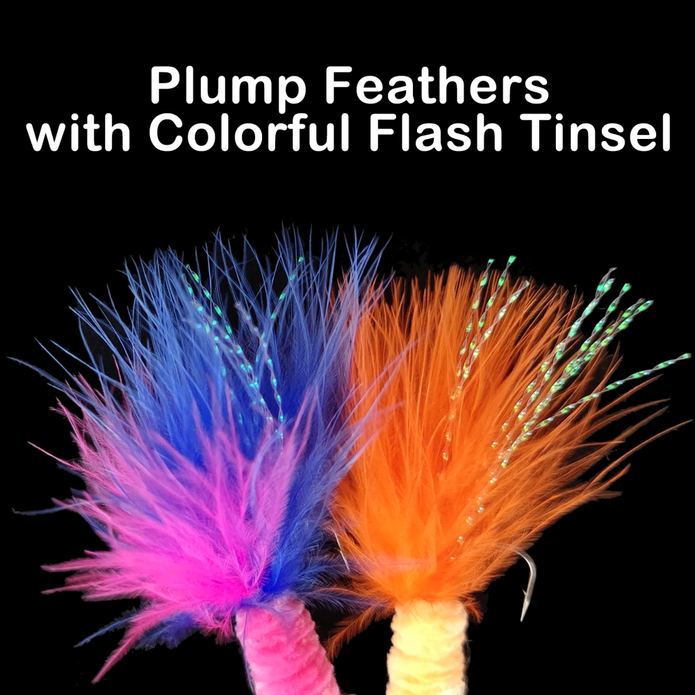 10 NON-LEAD HAND TIED MARABOU JIGS TROUT STEELHEAD CRAPPIE 1/64 RED 10 NON-LEAD HAND TIED MARABOU JIGS TROUT STEELHEAD CRAPPIE 1/64 RED